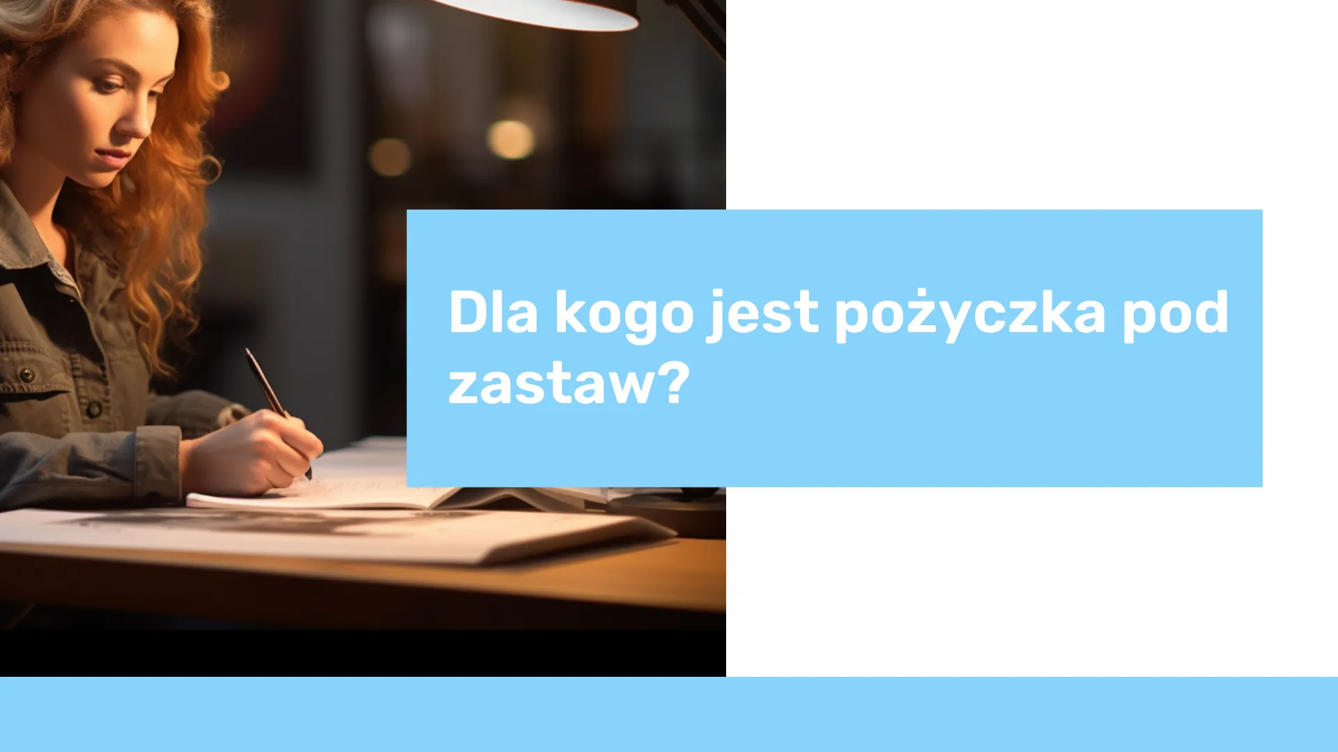 Dla kogo jest pożyczka pod zastaw?