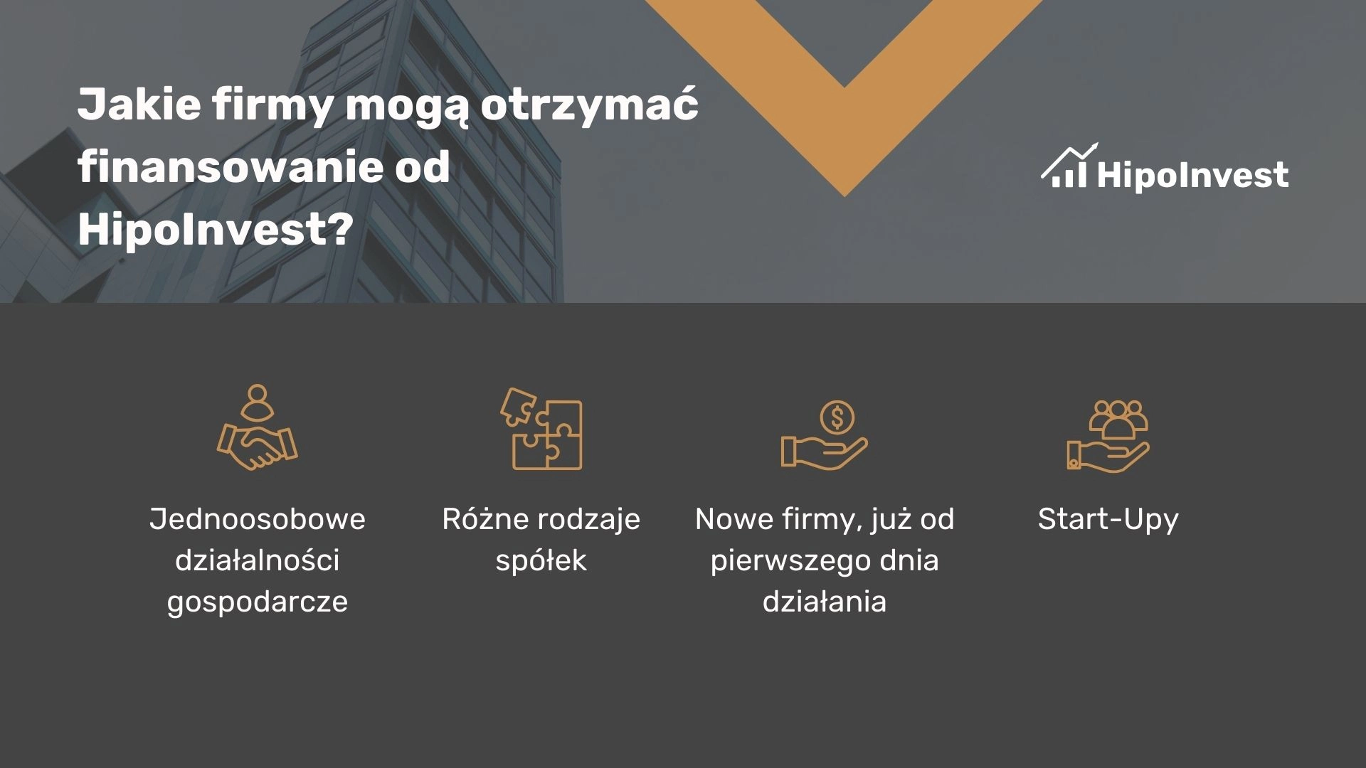 Jakie firmy mogą otrzymać finansowanie od HipoInvest?