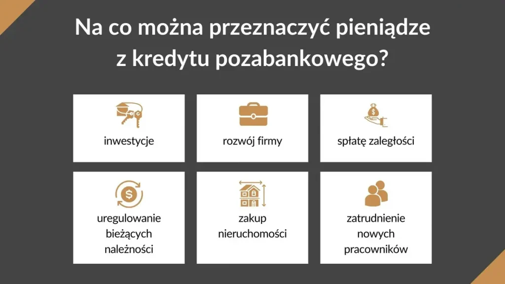 Kredyty pzoabankowy - na co przeznaczyć uzyskane pieniądze?