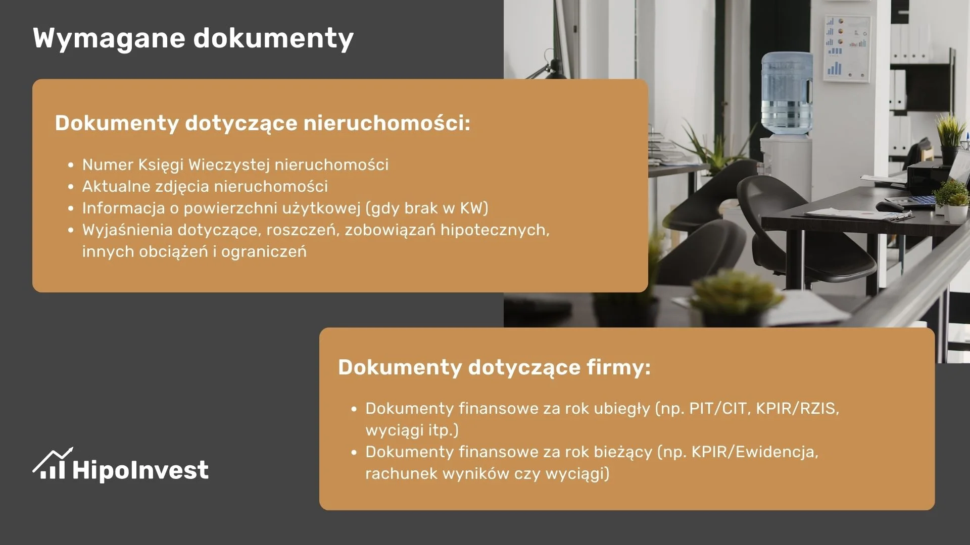 Dokumenty wymagane do uzyskania pożyczki pod zastaw